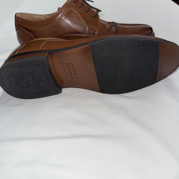 Nunn Bush Comfort Gel Men\'s Shoes Brown Leather Size 11 W